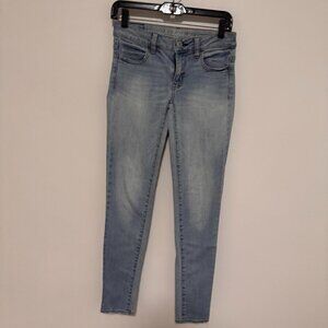 American Eagle Skinny Jeans, Medium Wash, Size 4